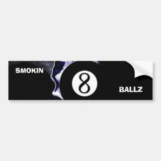 Smokin 8 Ballzのバンパーステッカー バンパーステッカー