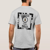 Smokin 8 Ballz 3 Tシャツ (裏面)