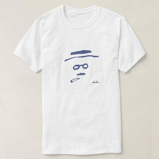 Smoking guy tシャツ (デザイン正面)
