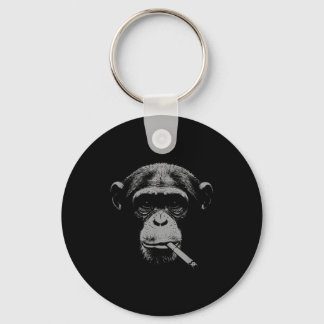 Smoking meme monkey for men women monkey smokingSm キーホルダー