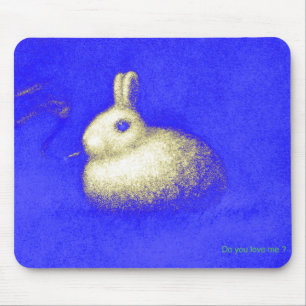 Smoking Rabbit マウスパッド