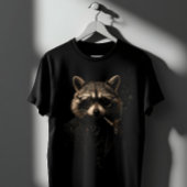 Smoking Trash Panda Raccoon with Pipe & Glasses Tシャツ
