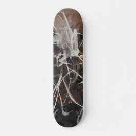 Smoky Charcoal Web Abstract Skateboard スケートボード