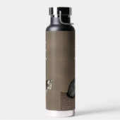 Smoky Gray Tabby Cat ウォーターボトル (左面)