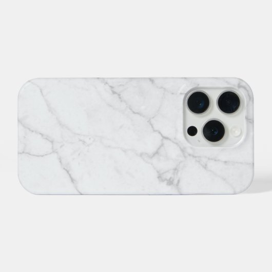 Smoky Grey Marble Swirl iPhoneケース (裏面横)