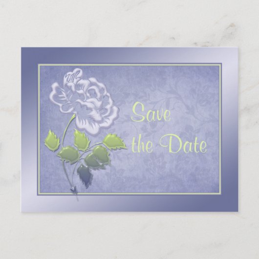 Smoky Heather BlueとGreenフローラ保存日 案内ポストカード (正面)