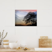 Smoky Mountain Sunset from the Blue Ridge Parkway ポスター (キッチン)