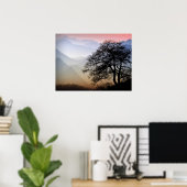 Smoky Mountain Sunset from the Blue Ridge Parkway ポスター (ホームオフィス)