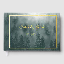 Smoky Mountain Wedding Guest Book