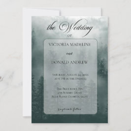 Smoky Mountain Wedding Invitation シーズンカード