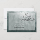 Smoky Mountain Wedding RSVP Card (正面)