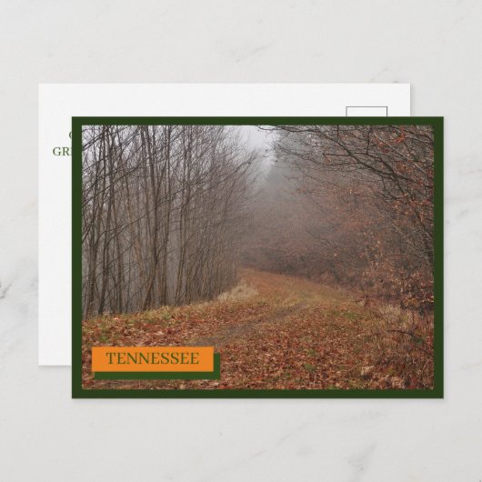 Smoky Mountainsからの挨拶テネシーはがき ポストカード (正面/裏面)