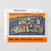 Smoky Mountainsからの挨拶 ポストカード (正面/裏面)