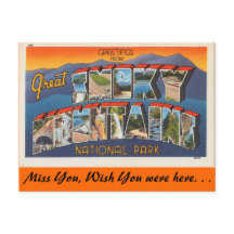 Smoky Mountainsからの挨拶