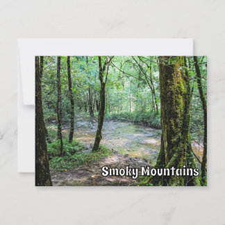 Smoky Mountains Cataract Falls Hiking Trail View  ポストカード