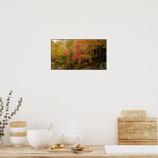 Smoky Mountains Tennessee in the Fall ポスター (キッチン)