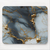 Smoky Onyx Marble with Golden Veins マウスパッド (正面)