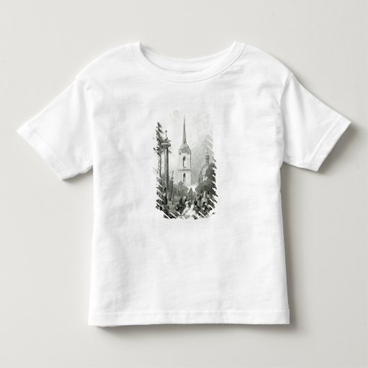 Smolensko教会の墓地 トドラーTシャツ (正面)