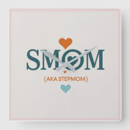 Smom Clock Gift スクエア壁時計