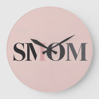 Smom Clock Gift ラージ壁時計