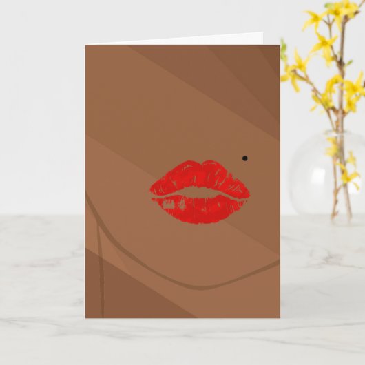 SMOOCHES - BROWN カード (黄色い花)