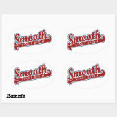 SMOOTHカスタムステッカー 楕円形シール (シート)