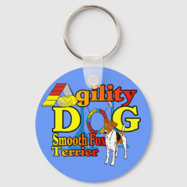 Smooth_キツネ_Terrier_Agility キーホルダー