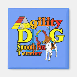 Smooth_キツネ_Terrier_Agility マグネット