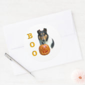 Smooth Collie Boo – ステッカー (封筒)