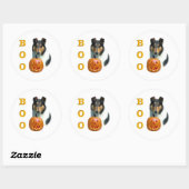 Smooth Collie Boo – ステッカー (シート)