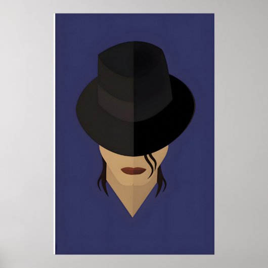 Smooth Criminal Original Icon Design Print -Print ポスター (正面)