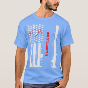 Smooth Fo Terrier Dog Graphic withヴィンテージUSA Fla Tシャツ