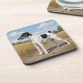 Smooth Fox Terrier コースター (左側)