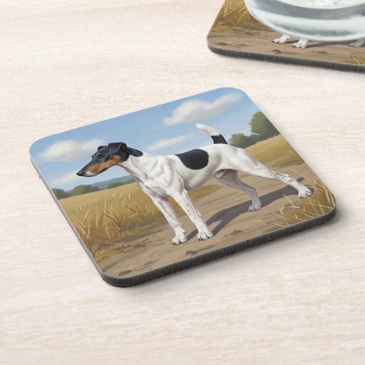 Smooth Fox Terrier コースター (左側)