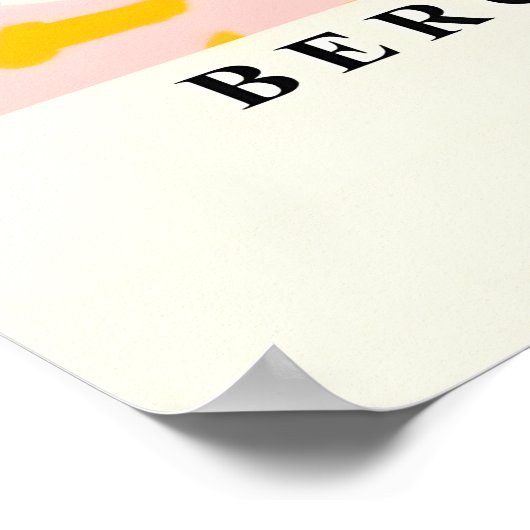 Smooth Fox Terrier On a Toilet - Funny Matisse ポスター (角)