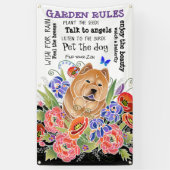 SMOOTH GARDEN PATH CHOOWガーデンバナー3'x5' 横断幕 (縦)