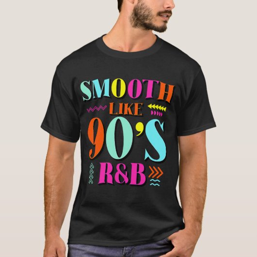 Smooth Like 90's R&B 1990sスローバックパーティー Tシャツ (正面)