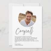 Smooth Note卒業パーティー招待状 招待状 (裏面)