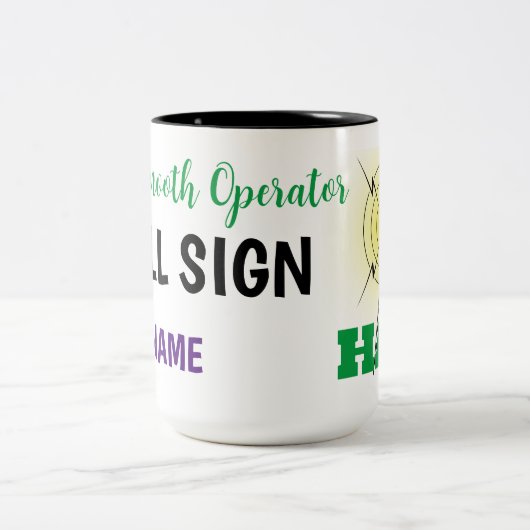 Smooth Operator HAM Radio Mag ツートーンマグカップ (中央)