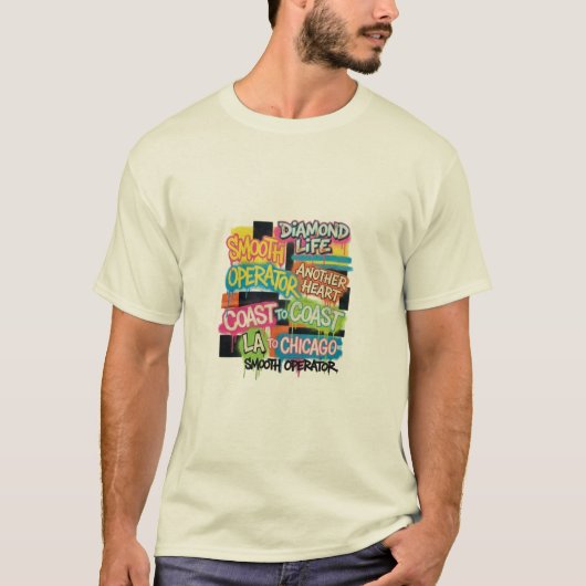 Smooth Operator T-Shirt Urban Graffiti Street Art Tシャツ (正面)