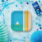 Smooth Sailin Paper Plate ペーパープレート (パーティー)