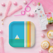 Smooth Sailin Paper Plate ペーパープレート (パーティー)