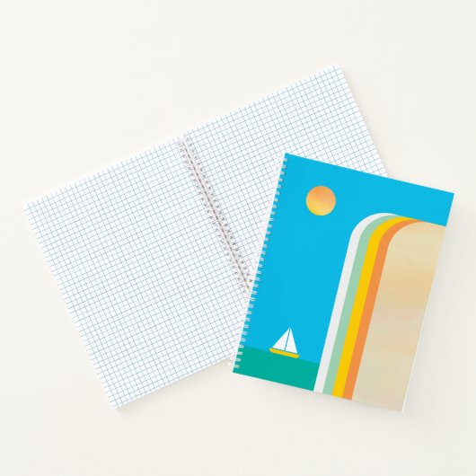 Smooth Sailin Spiral Notebook ノートブック (内部)