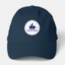"Smooth Sailing, Bright Adventures" Sailboat Cap