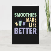 Smoothies Make Life Better Fruity カード (正面)