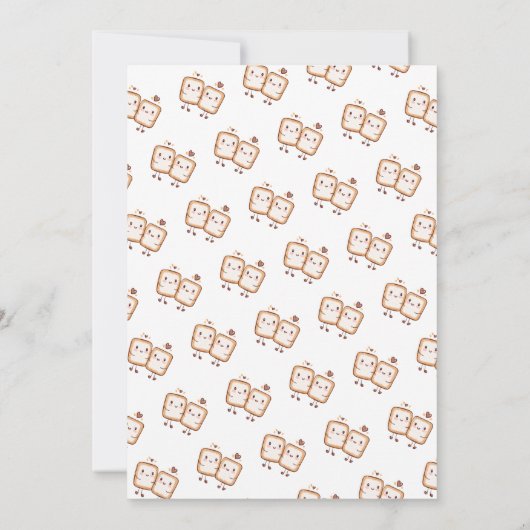 S'moreおもしろいかわいいキャンプファイアベビーシャワー 招待状 (裏面)