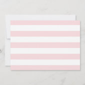 S'moreおもしろいかわいいピンクガール誕生日写真 招待状 (裏面)