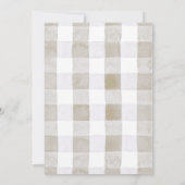 S'moreおもしろいかわいい1st Birthday 招待状 (裏面)