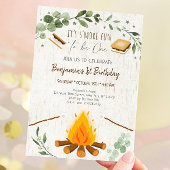 S'Moreおもしろいは自分のホームキャンプファイア誕生日になる 招待状