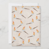 S'moreおもしろいウィンターホリデーパーティー 招待状 (裏面)